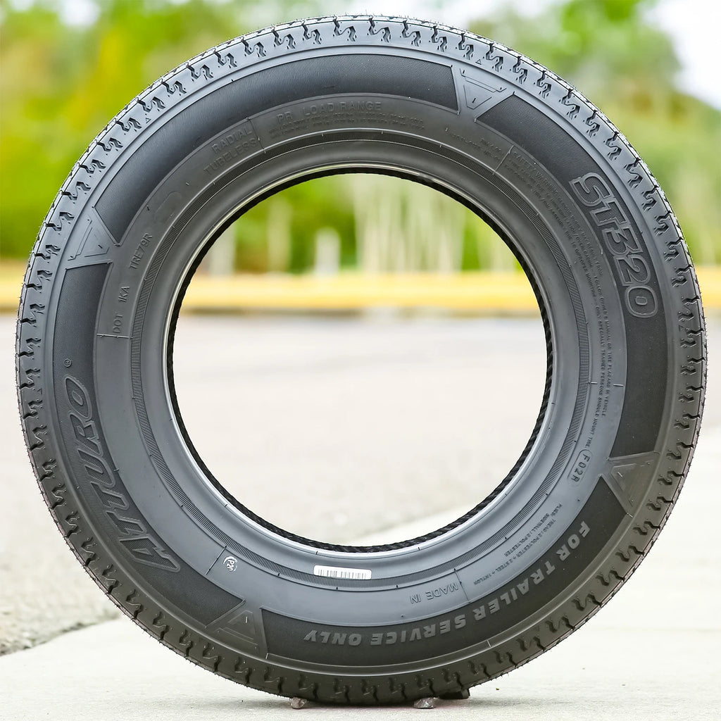2 Tires Atturo ST320 Steel Belted ST 185/80R13 Load D 8 Ply Trailer