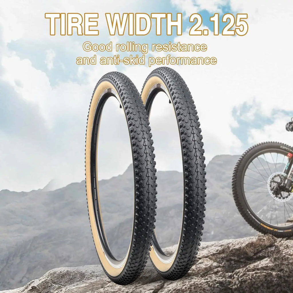 ZUKKA  1 Pack Mountain Bike Tire 20/24/ 26/27.5/29 Strong Grip Compatible Replacement Bicycle Tire for MTB Mountain Bicycle