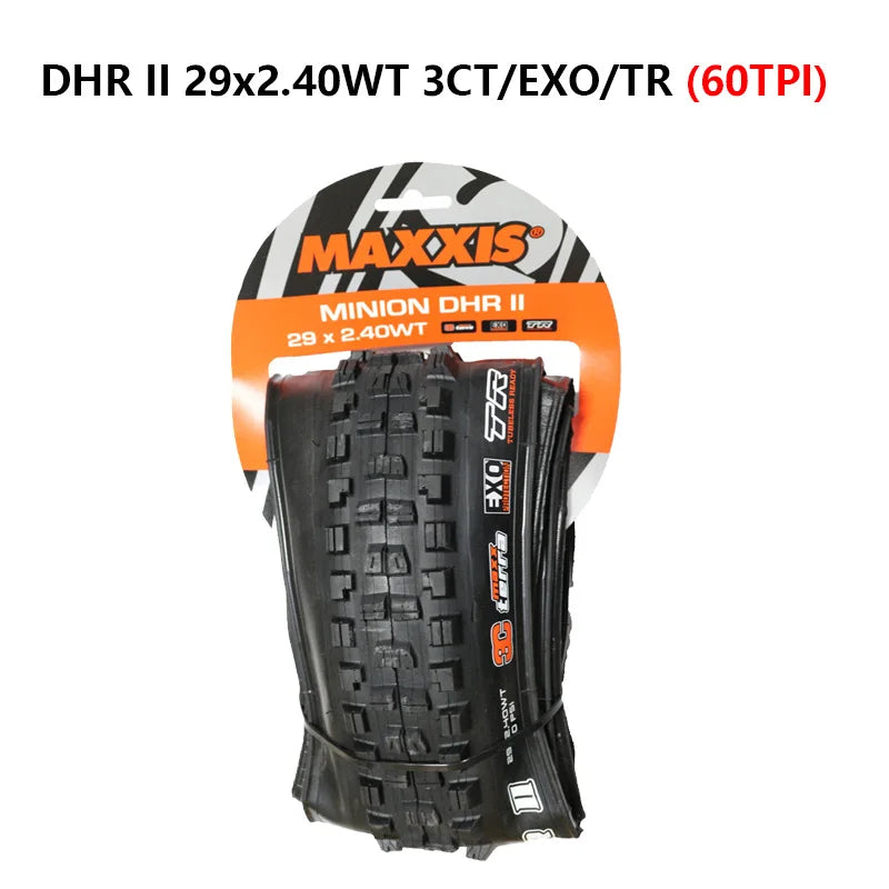 MAXXIS MINION DHR Ⅱ DHF Mountain Bike Tires Tubeless Anti Puncture Downhill Mountain Bike Tires 26 27.5 29 Inch Bicycle Tires