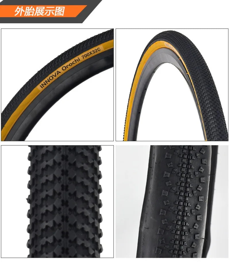 INNOVA Original IA-2562/3010 Road Gravel Bicycle Steel Wired Tire 700x32c/35c/38c/40c MTB Bike Tires Cycling Parts