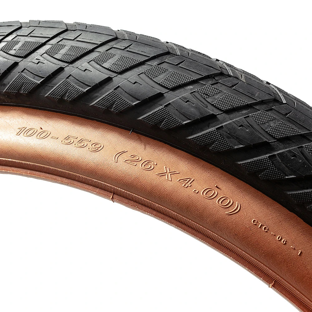 CST Fat Tire 20x4.0 26x4.0 CST BIG BOAT CTC-06 CST New Brown Family Top Dark Skin Collection Electric Bicycle Tire