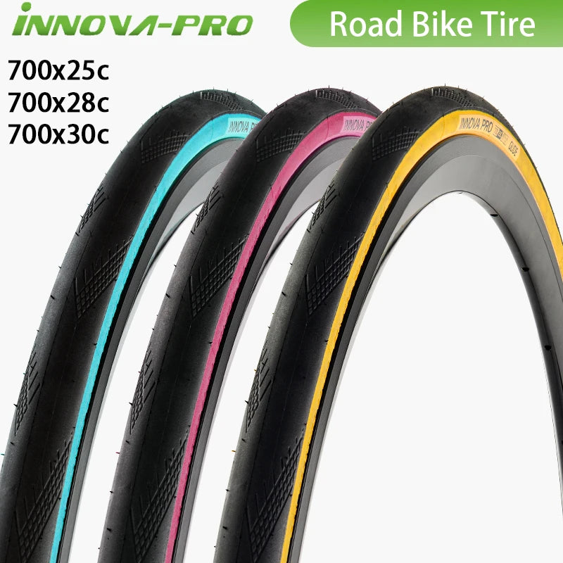 INNOVA Original 700C 700x25c/28c/30c Racing Folding Tire 120TPI for Road Bicycle Racing Bike IB-3029 Cycling Parts