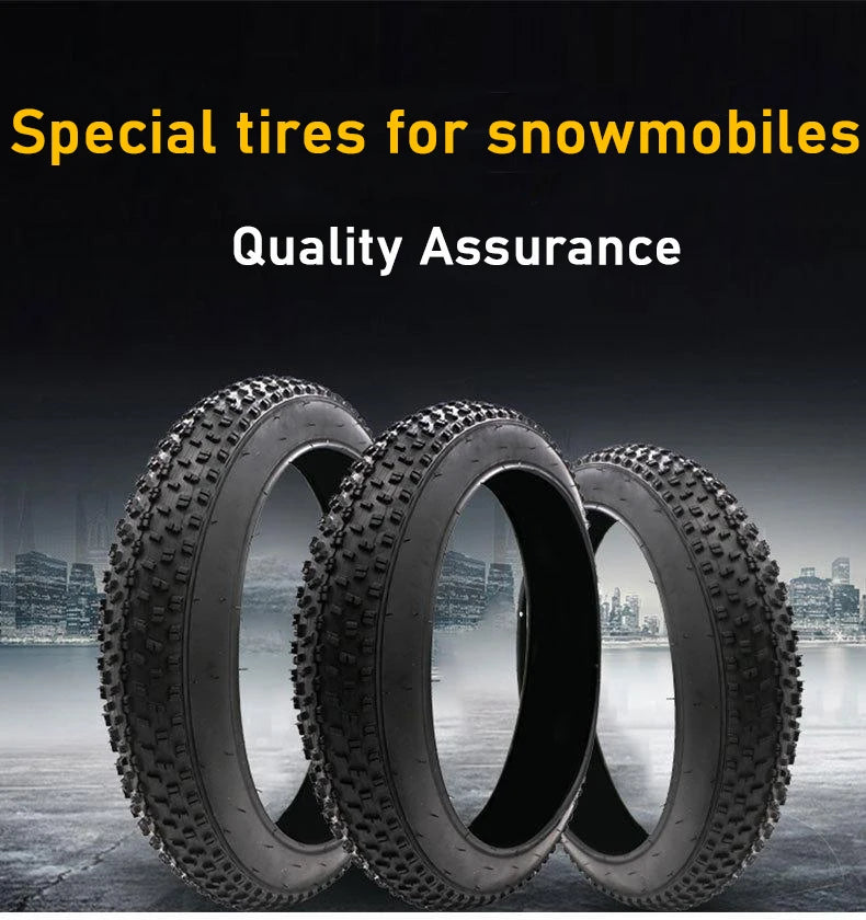 BBSHD 20 inches Fat Tire 20x4.0 Electric Fat Bike Snow Beach Bicycle Tire and Inner Tube Bike Parts Bicycle Accessories