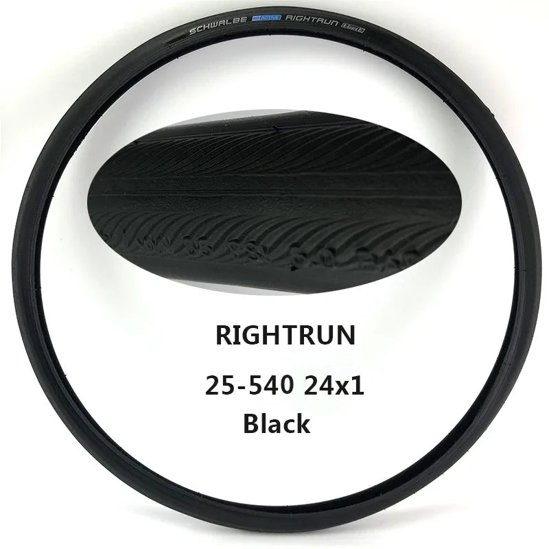 SCHWALBE Original RIGHTRUN 24/26x1.00 Wired Wheelchair Tire 24/26 inch Puncture-resistant Home Move Wheelchair Tires Parts