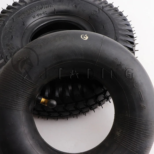 For Knobby Scooter ATV Go Kart Karting Electric Kid Gas Scooter Wheel Chair 260x85 Tire and Inner Tube 3.00-4(10"x3", 260*85)