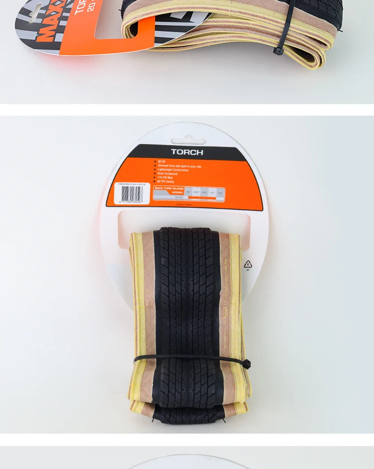 MAXXIS Original TORCH GRIFTER DTH 20x1.75/1.95/2.1/2.2/2.3 Silkshield Tire for Fold Bicycle 120TPI 20inch Folding Tire Bike