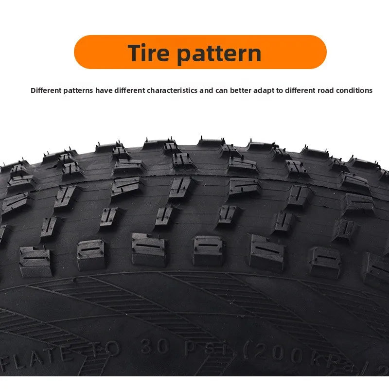 CST 20inch Fat Tire Snow Beach Bicycle Tire 24 inch 20x4.0  Electric Snowmobile MTB Bicycle Anti-Slip Fat Tire