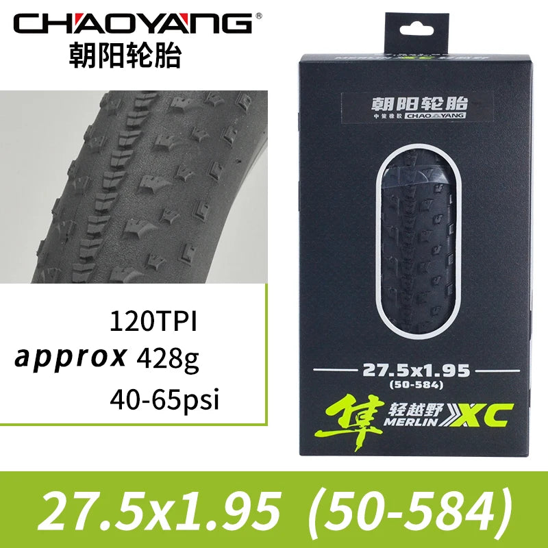 CHAOYANG ARISUN Original MERLIN XC 26x1.95/27.5x1.95/29x1.95 Dino Skin Folding Tire for XC Road Gravel MTB Bicycle Cycling Parts
