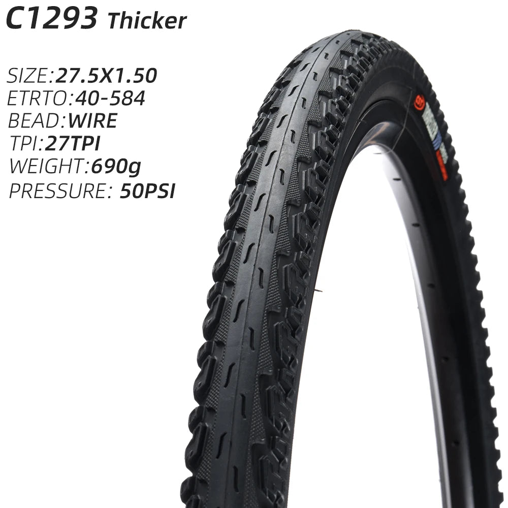 CST C-1293 Urban Commuting Tire Wear-Resistant Puncture-Proof Sizes: 27.5×1.50 / 700×38C for Mountain & Road Bikes