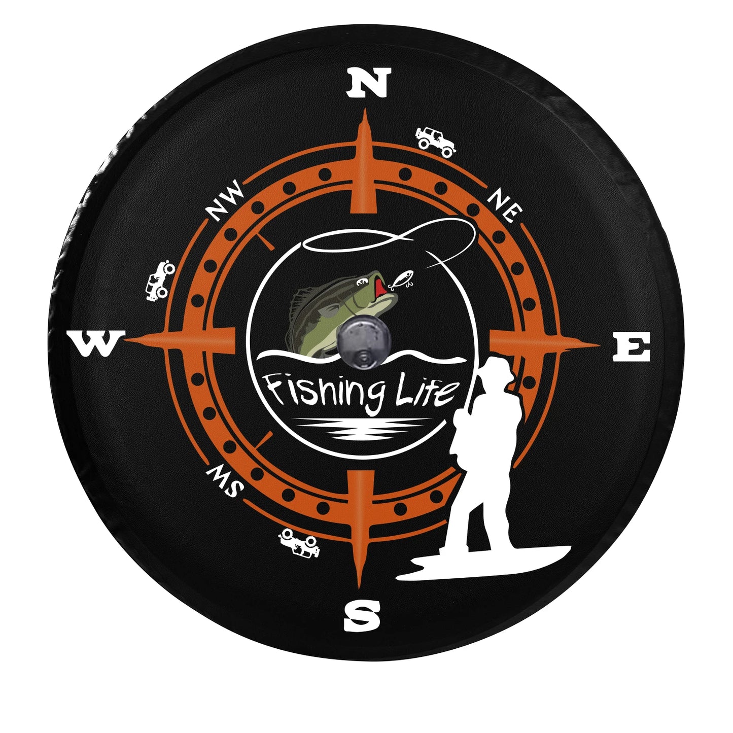 32 Inches Spare Tire Cover Universal Fit for Jeep Wrangler Rv SUV Truck Trailer Vehicles Back Wheel Cover Storage Bag Protector