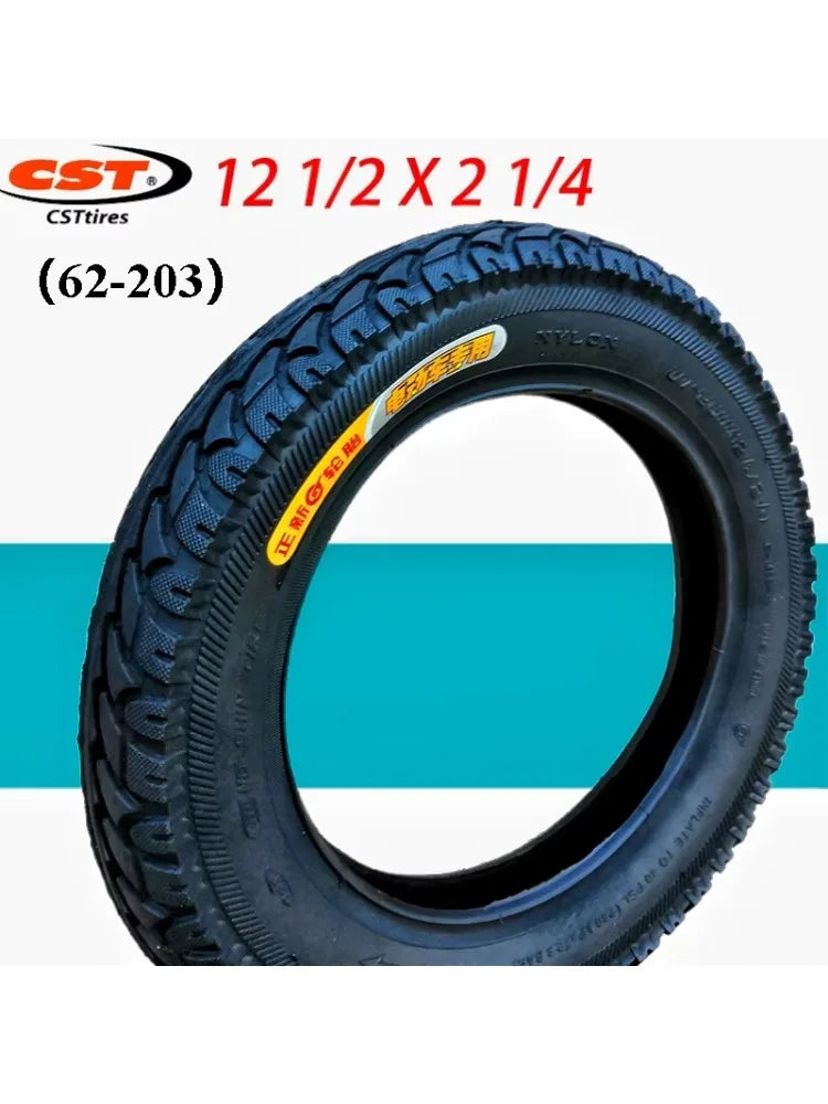 Bicycle Tires 12 1/2 x 2 1/4 CST EBIKE Electric 12inch Bike Tire Folding Bike Kid Balance Bicycle Anti Puncture Tyre 62-203