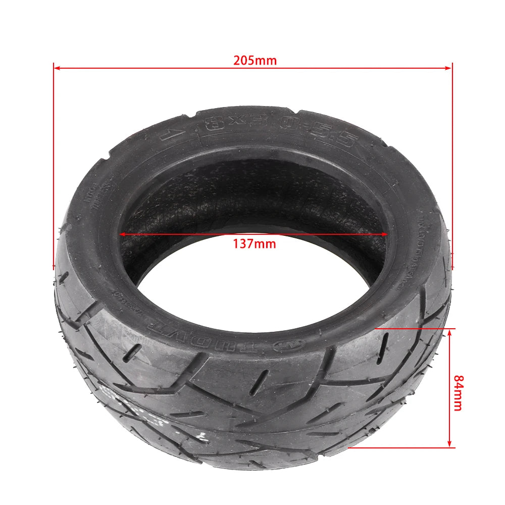 8x3.5-5.5 Tire Wheel Compatible with Electric Scooters Rubber Strong Smart Self-Balance Scooters Boards Deep Tread Patterns