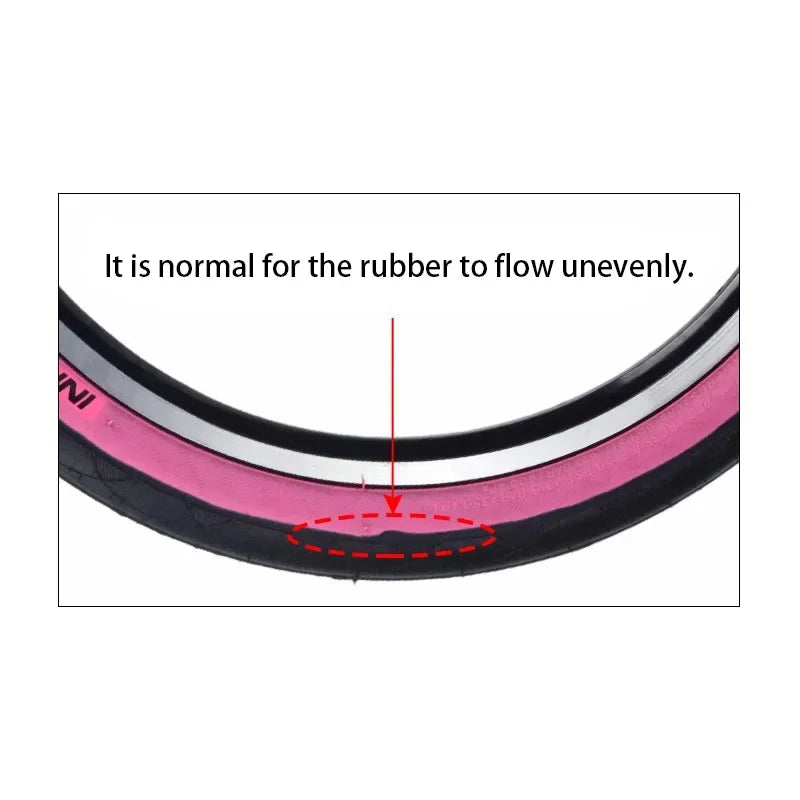 INNOVA Original 16x1 3/8 37-349 Folding/Wired Tire IA-2242 for Brompton K3 Mini 349 Fold Bicycle Tire BMX Half Bald Tires