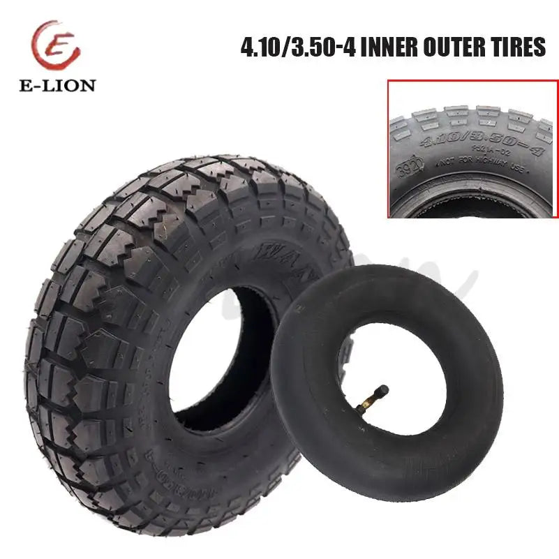 4.10/3.50-4 Tires 4.10-4 3.50-4 Tyre And Inner Tube for Electric Tricycle, Trolley,Electric Scooter,warehouse Car Tire Parts
