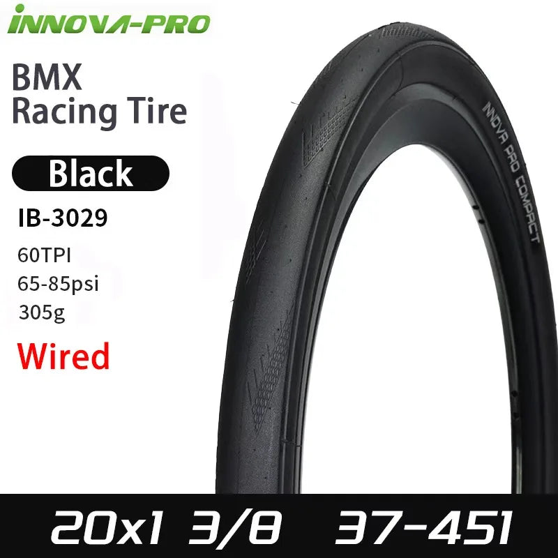 INNOVA-PRO Original 28-451 20x1 1/8 BMX Small Wheel Bike Racing Tire 20inch Folding Tires IB-3029 Cycling Parts