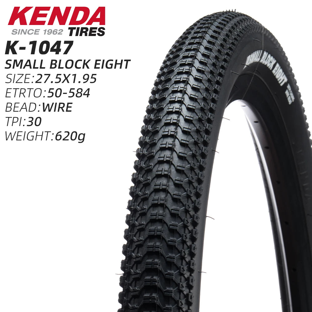 26 27.5 29 KENDA K-1047 SMALL BLOCK EIGHT MOUNTAIN BICYCLE TIRE OF MTB BIKE TYRE XC