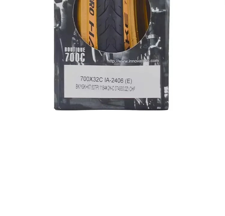 INNOVA PRO IA-2406 700x28c/32c/35c Yellow Edge Folding Anti-slip Tires for Road Bicycle City Touring Bike Cycling Parts
