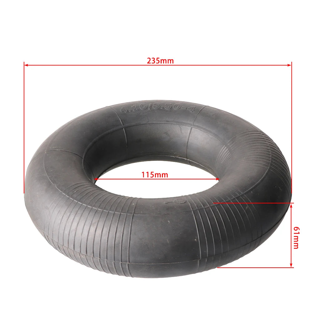 Wear Resistant 4.10/3.50-4 Inner Tube 260X85 Tires Knobbly Block Tread Puncture Proof Outer Tire Set for Scooter Wheelchair