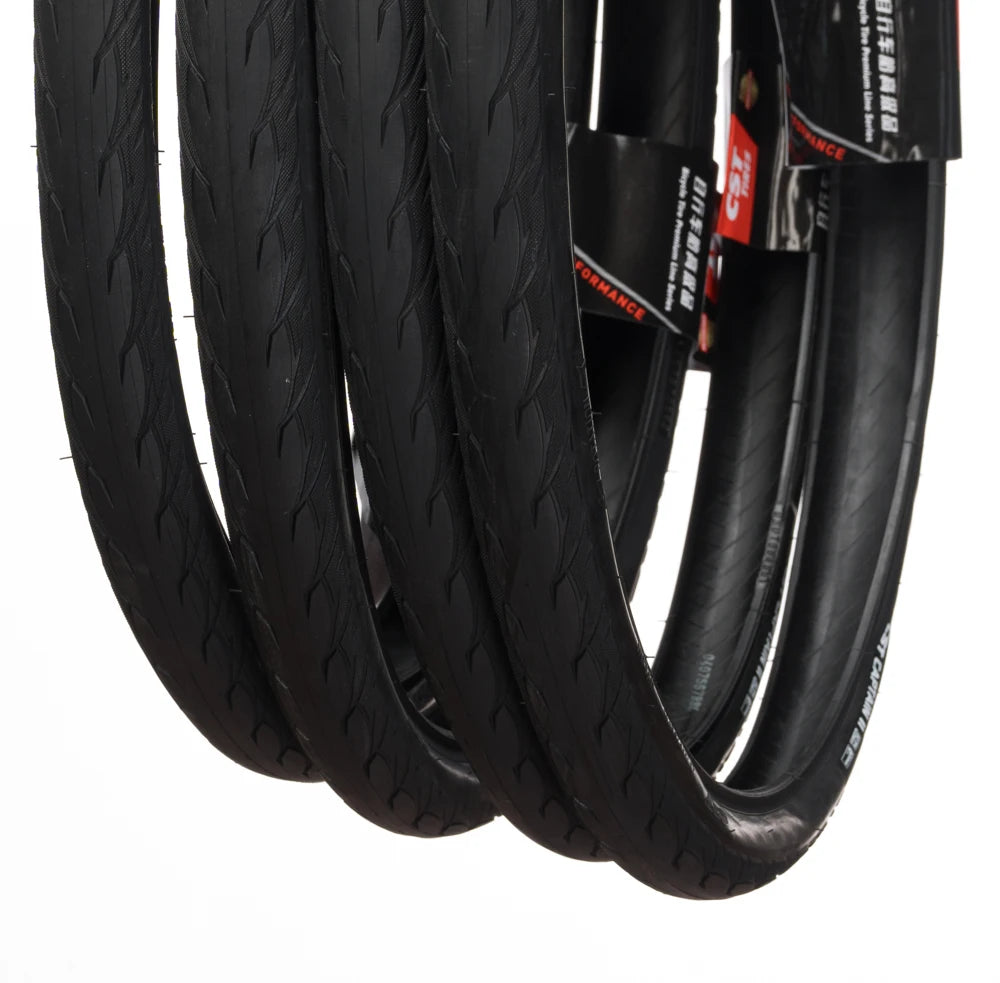 CST CMT-14 City Commuter Touring Bicycle Tire  All-Season Low Rolling  Wire Bead, Available in 26 27.5 Inches