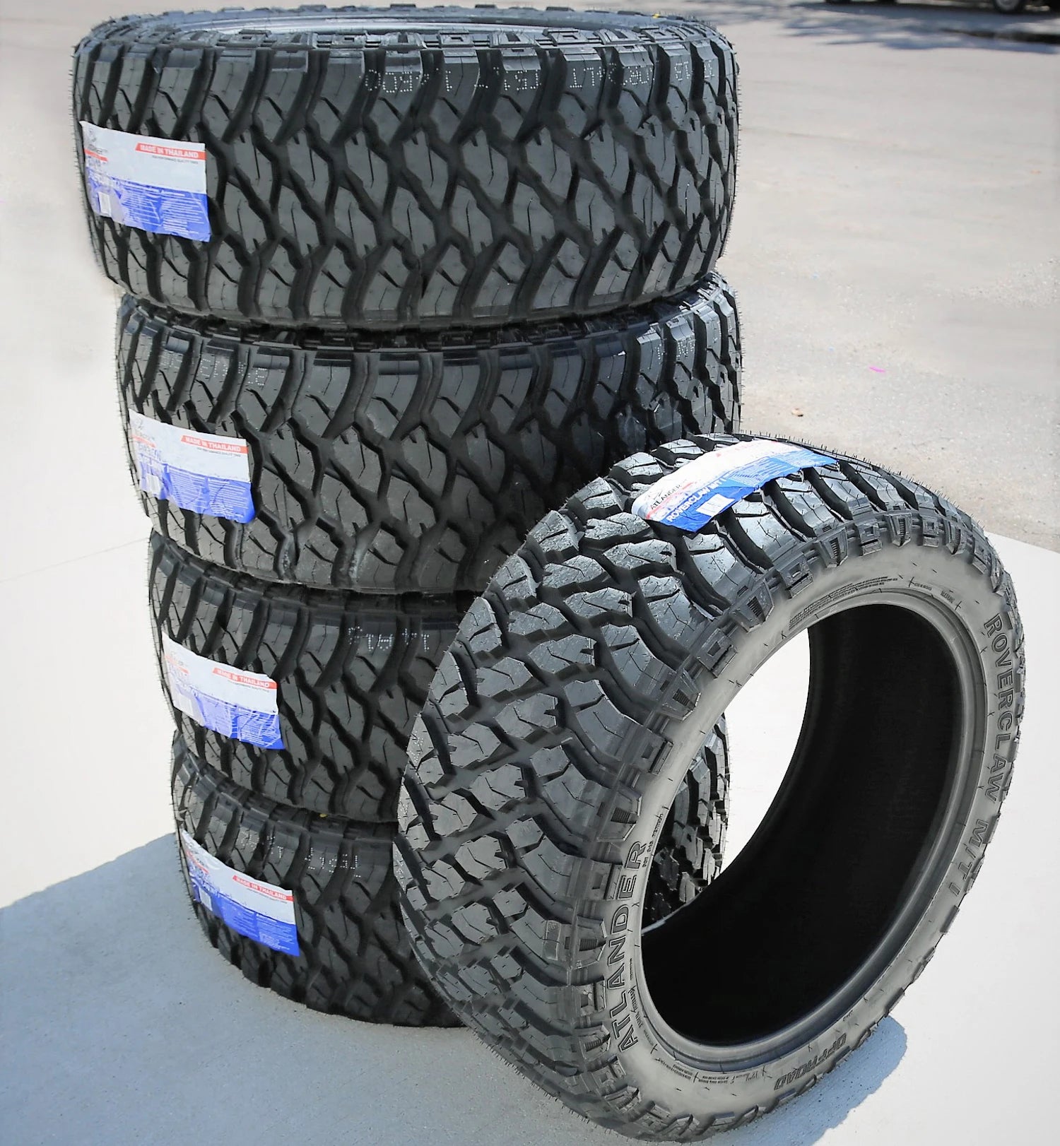 5 Tires Atlander Roverclaw M/T I LT 35X12.50R18 Load E 10 Ply MT Mud