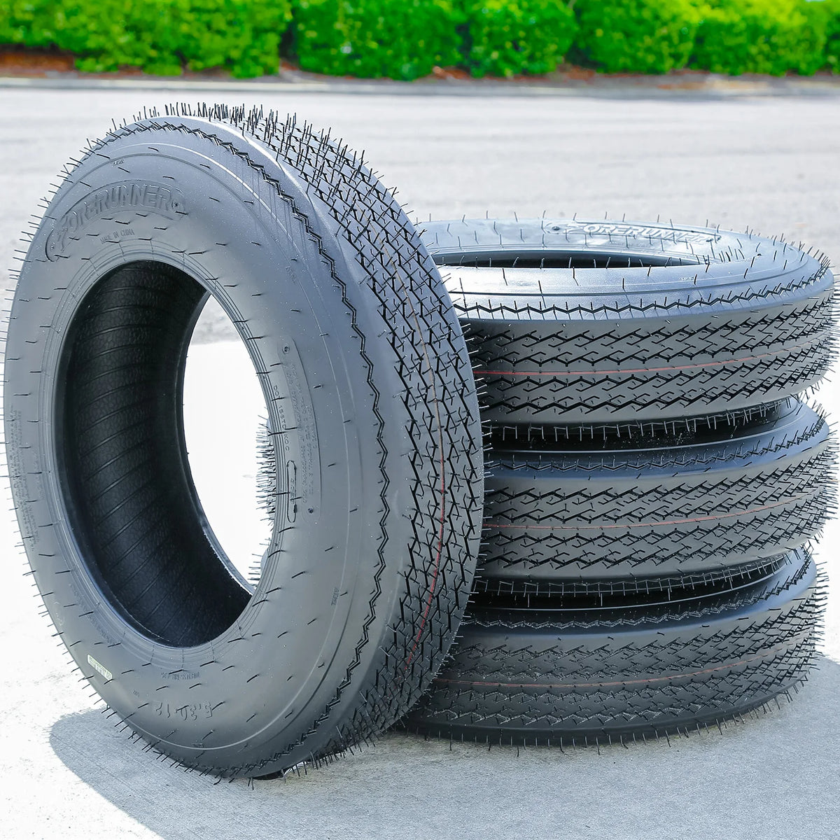 4 Tires Forerunner QH502 ST 5.3-12 Load C 6 Ply Boat Trailer