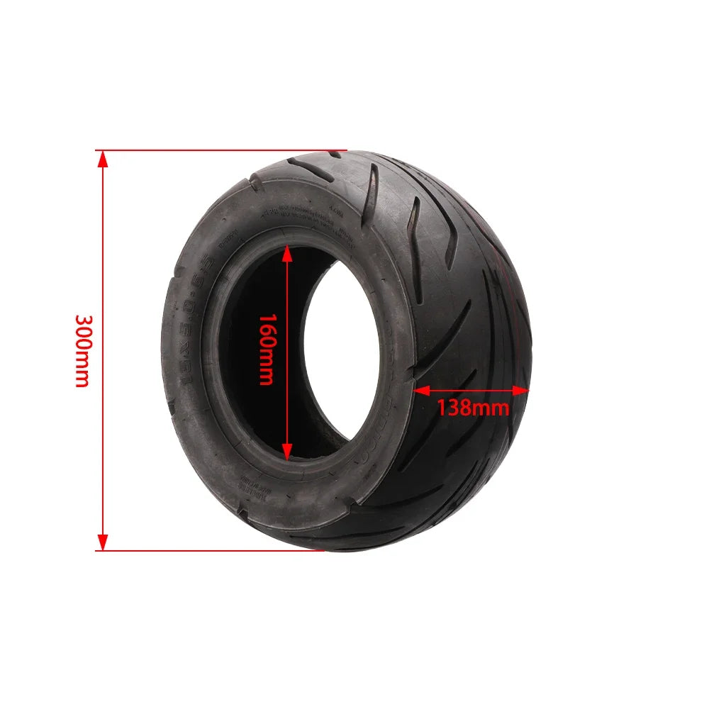 13x5.00-6.5 Vacuum Tire Tubeless Tyre for 13 Inch FLJ K6 Electric Scooter Go-Kart E Kick Scooter Wheel Motorcycle Accessories