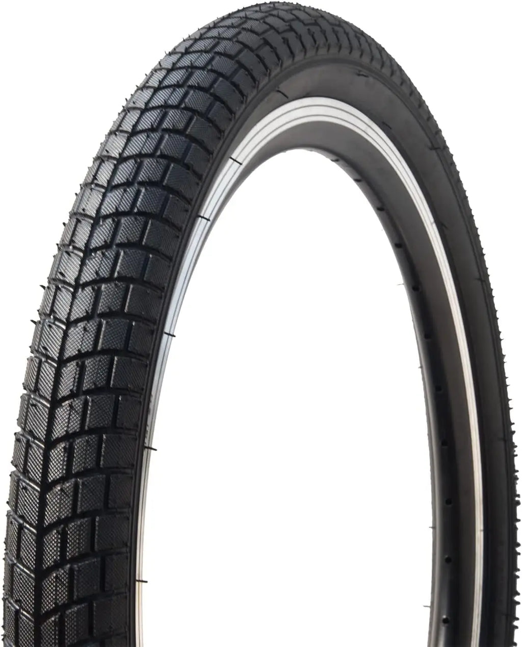 ZUKKA 20 x 2.125 Bike tire 2 Pack 20 Bike tire Kids Black Bike Tires Folding Replacement Tires Fits Most Kids Bikes,BMX Tires
