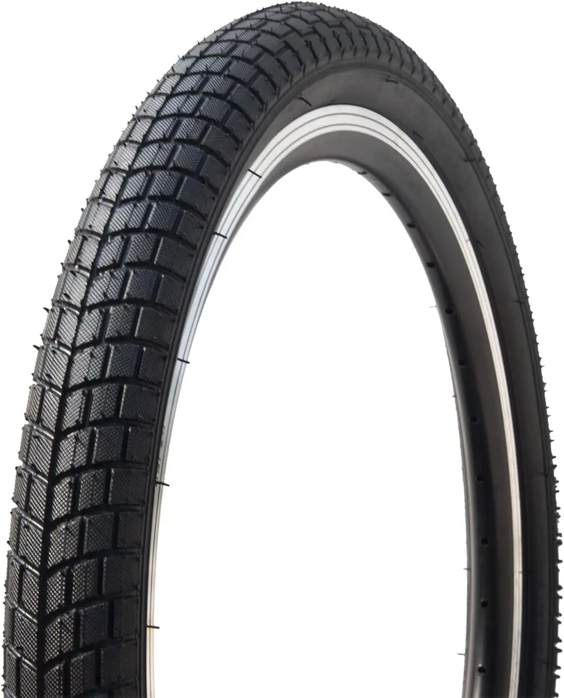 ZUKKA 20 x 2.125 Bike tire 2 Pack 20 Bike tire Kids Black Bike Tires Folding Replacement Tires Fits Most Kids Bikes,BMX Tires