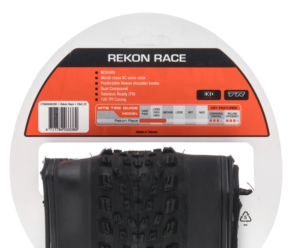 MAXXIS REKON RACE XC AM FR MOUNTAIN BICYCLE TIRE OF MTB BIKE TYRE TUBELESS FOLDABLE BEAD