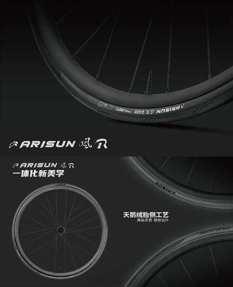 CHAOYANG ARISUN R1 700x25c/700x28c Puncture-proof Folding Tire 330TPI for Road Bicycle Competition Racing Bike Cycling Parts