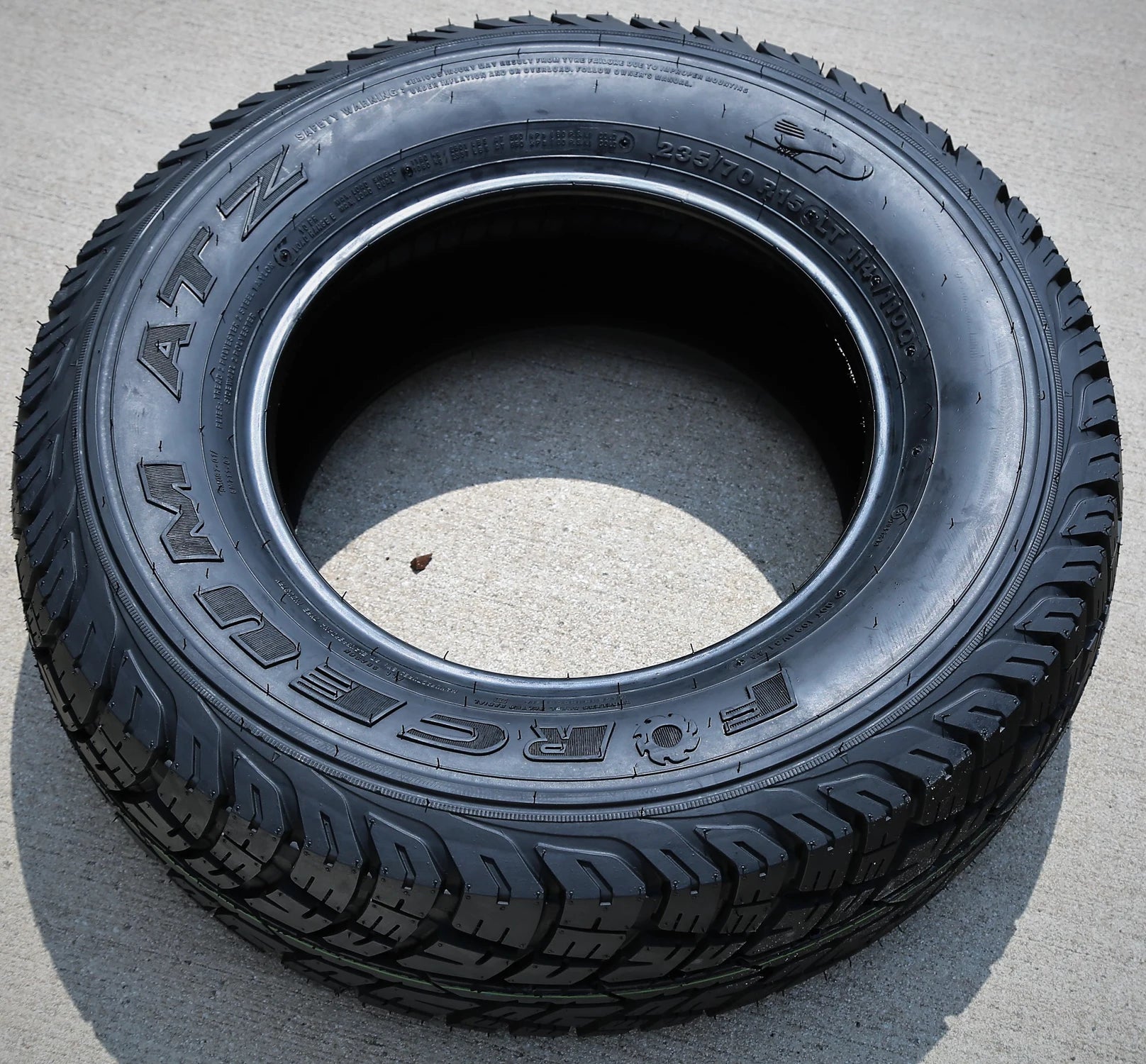 2 New Forceum ATZ LT 235/70R15 Load E 10 Ply AT A/T All Terrain Tires