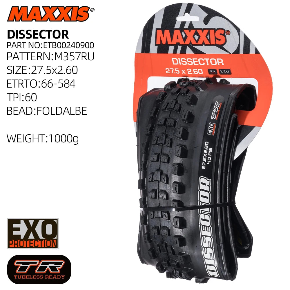 27.5 29 MAXXIS DISSECTOR DH FR AM MOUNTAIN BICYCLE TIRE OF MTB BIKE TYRE 29INCHES 29ER 650B