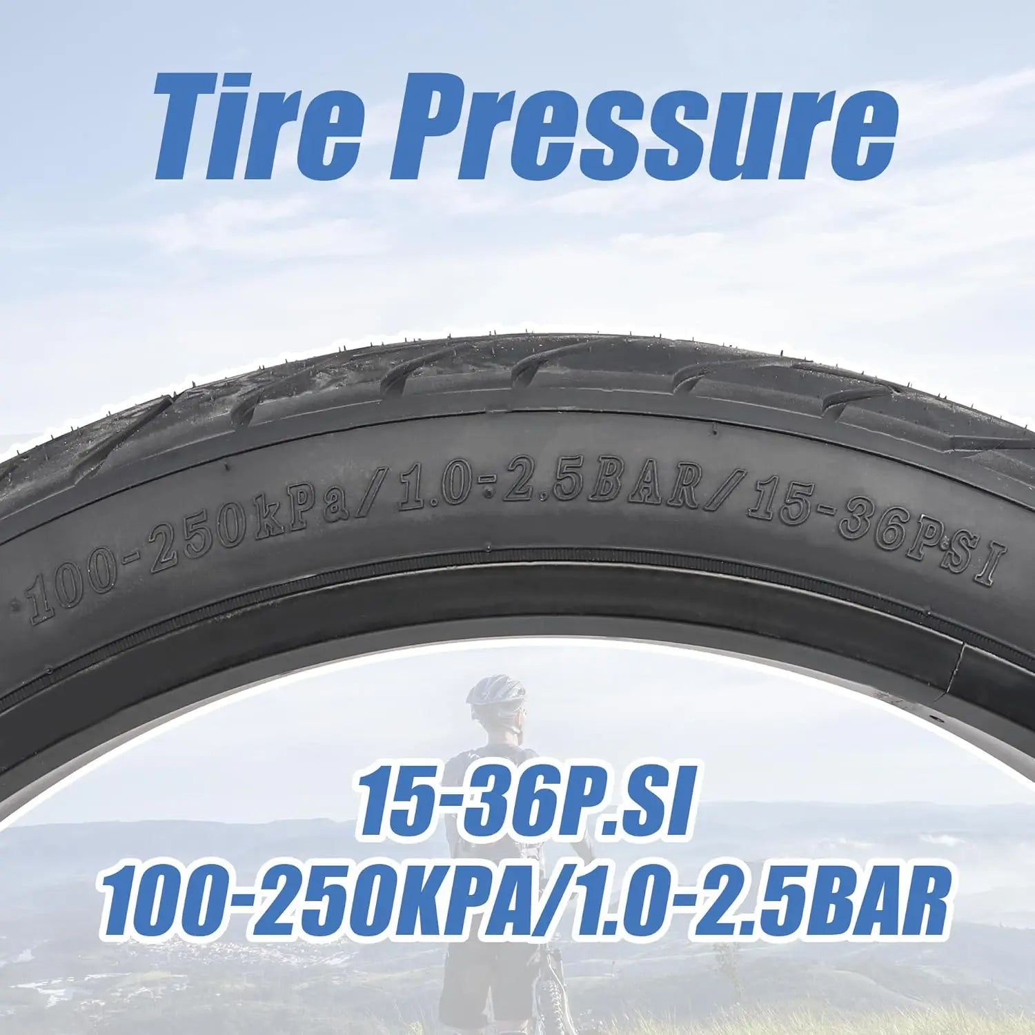ZUKKA Fat Bike Tire 26" x3" (70-559) Compatible Replacement Bicycle Tire for Mountain Snow and Beach Bike