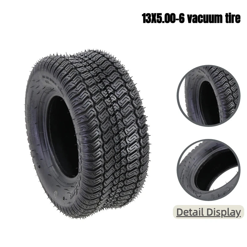 1/2X 13x5.00-6 Lawn Mower Turf Tires 4Ply 13x5x6 Garden Tractor Tire Tubeless