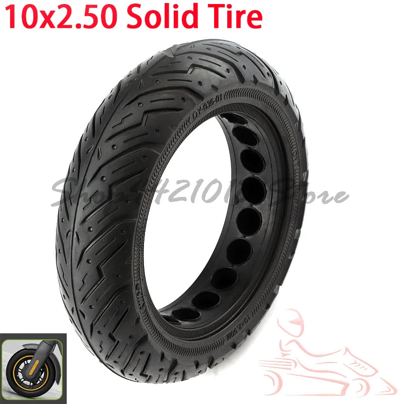 For Xiaomi Ninebot Max G30 Electric Scooter 10 Inch 60/70-6.5 Tubeless Tyre Explosion-Proof Parts
