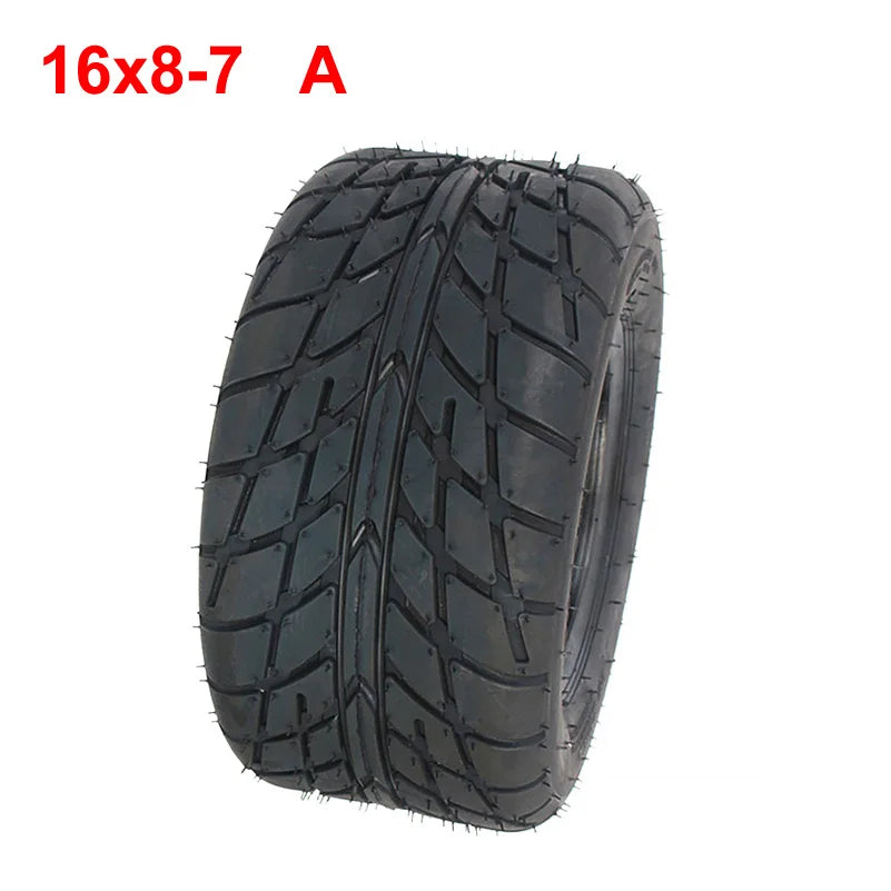 ATV 16X8-7 Vacuum Tyre 16*8-7 Tubeless Tire For Go kart Quad Dirt Bike Lawn Mower Farm Vehicle Tool Vehicle Off-Road Tires
