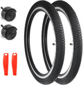 ZUKKA 16 Inch 16x1.75 Bicycle Tire Set Anti-Slip Wear-Resistant Puncture Proof for Kid & Toddler Bikes