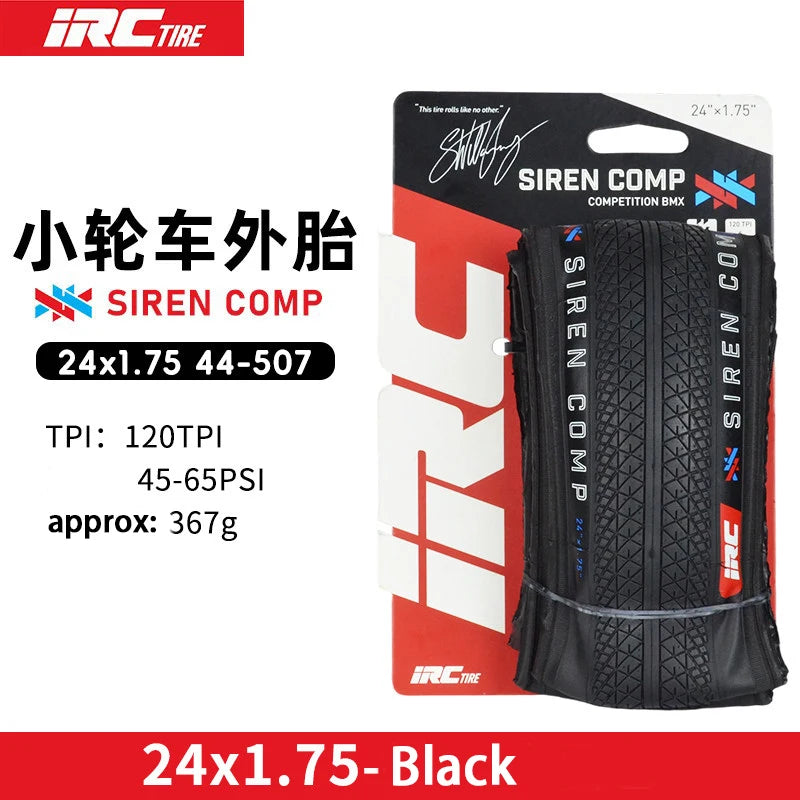 Japan Original IRC SIREN COMP BMX Bicycle Fold Tire 20x1 1/8 20x1 3/8 20x1.50/1.75/1.90 Small Wheel Bike 406/451 Tire