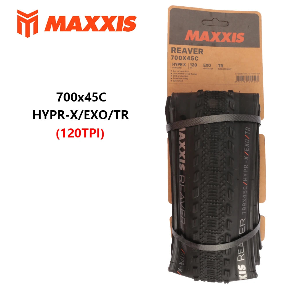 MAXXIS New REAVER RAMBLER RECEPTOR Gravel Tire HYPR-X Tubeless Gravel Bike Tires 700x40C/45C Off Road Bicycle Tires
