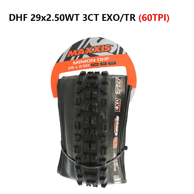 MAXXIS MINION DHR Ⅱ DHF Mountain Bike Tires Tubeless Anti Puncture Downhill Mountain Bike Tires 26 27.5 29 Inch Bicycle Tires