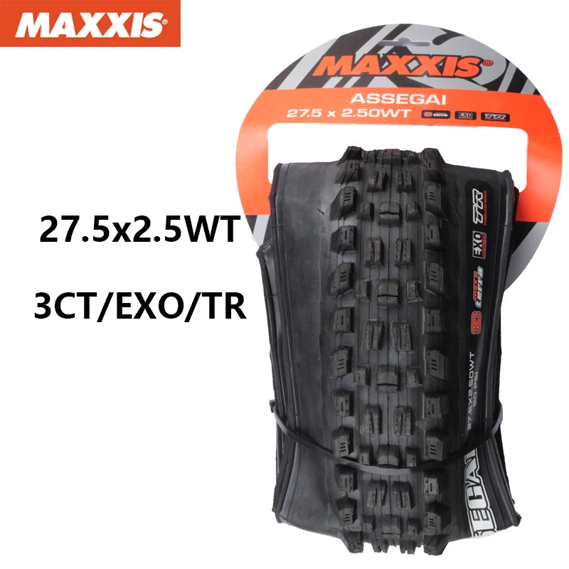 MAXXIS Tire ASSEGAI TUBELESS READY EXO Anti Puncture Bicycle Tires 27.5 / 29 x2.5 For Trail Downhill Conditions Original Parts