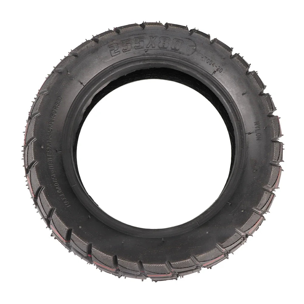 10 Inch Tubeless Electric Scooter Tire 255x80 Tire E-Bike Explosion-Proof Rubber Tires Off Road Vacuum Tire Parts