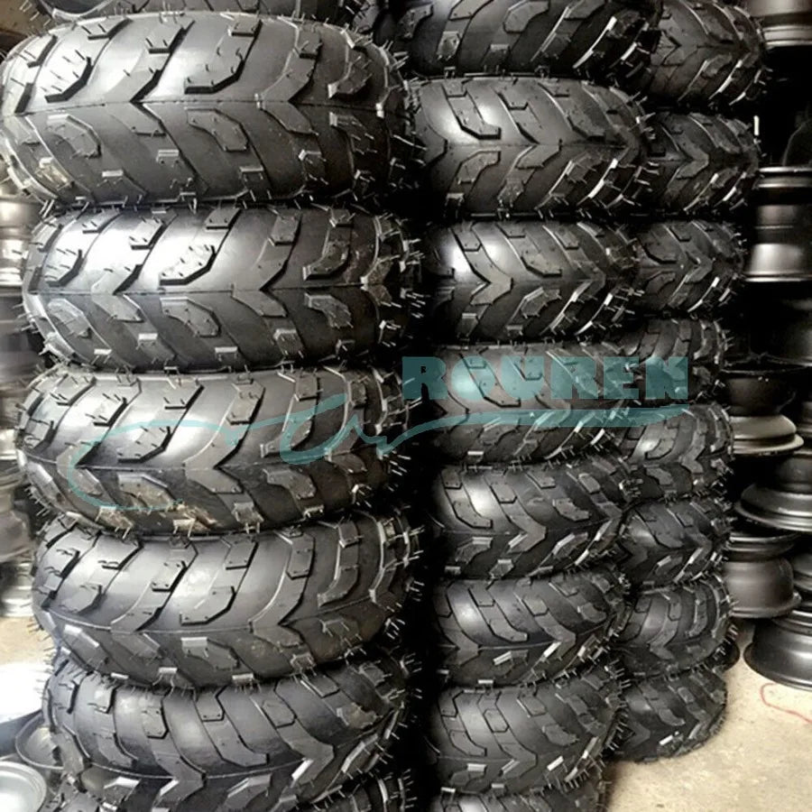 3.00-4 4.10-4 Tires Wheels 4 Inch 4.10-4 Tyre and Inner Tube for ATV UTV Quad Go Kart Karting 47cc 49cc