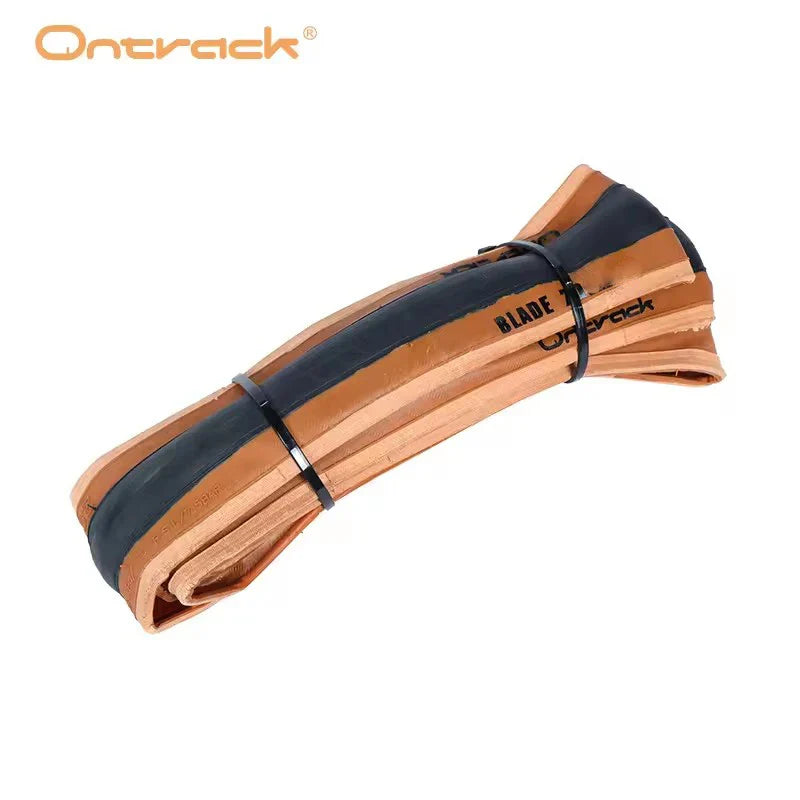 Ontrack Folded Tire Road 700X25C 28C Blade 30Tpi Skin Wall Black Road Bike Tire Bicycle Clincher Foldable Gravel Tyre