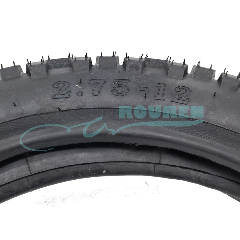 Motocross Accessories Small Gaosai Deep Tooth 2.75-12 inch Inner and Outer Tire Motorcycle Tire Yuanxing