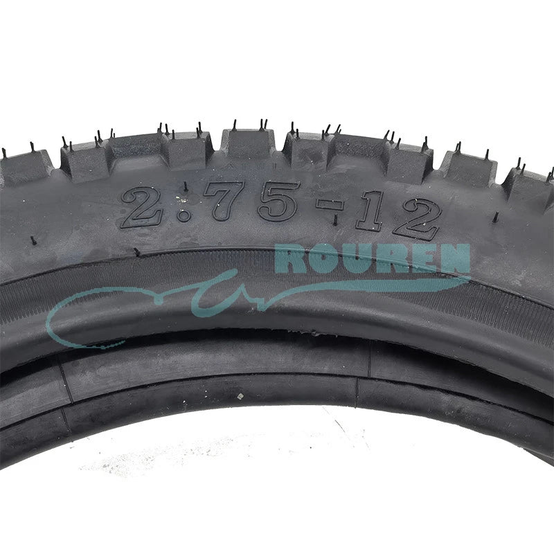 Motocross Accessories Small Gaosai Deep Tooth 2.75-12 inch Inner and Outer Tire Motorcycle Tire Yuanxing