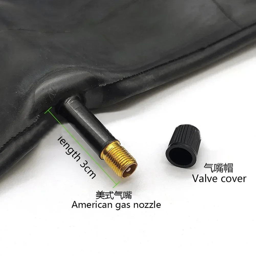 20x4.0 Snowmobile & ATV Inner Tube Wide Black Rubber Replacement Tube For Fat Tire Bicycles Off-Road ATVs Bike Accessories