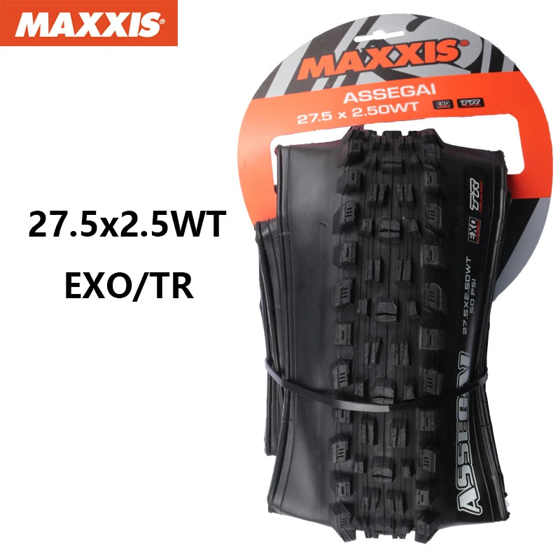 MAXXIS Tire ASSEGAI TUBELESS READY EXO Anti Puncture Bicycle Tires 27.5 / 29 x2.5 For Trail Downhill Conditions Original Parts