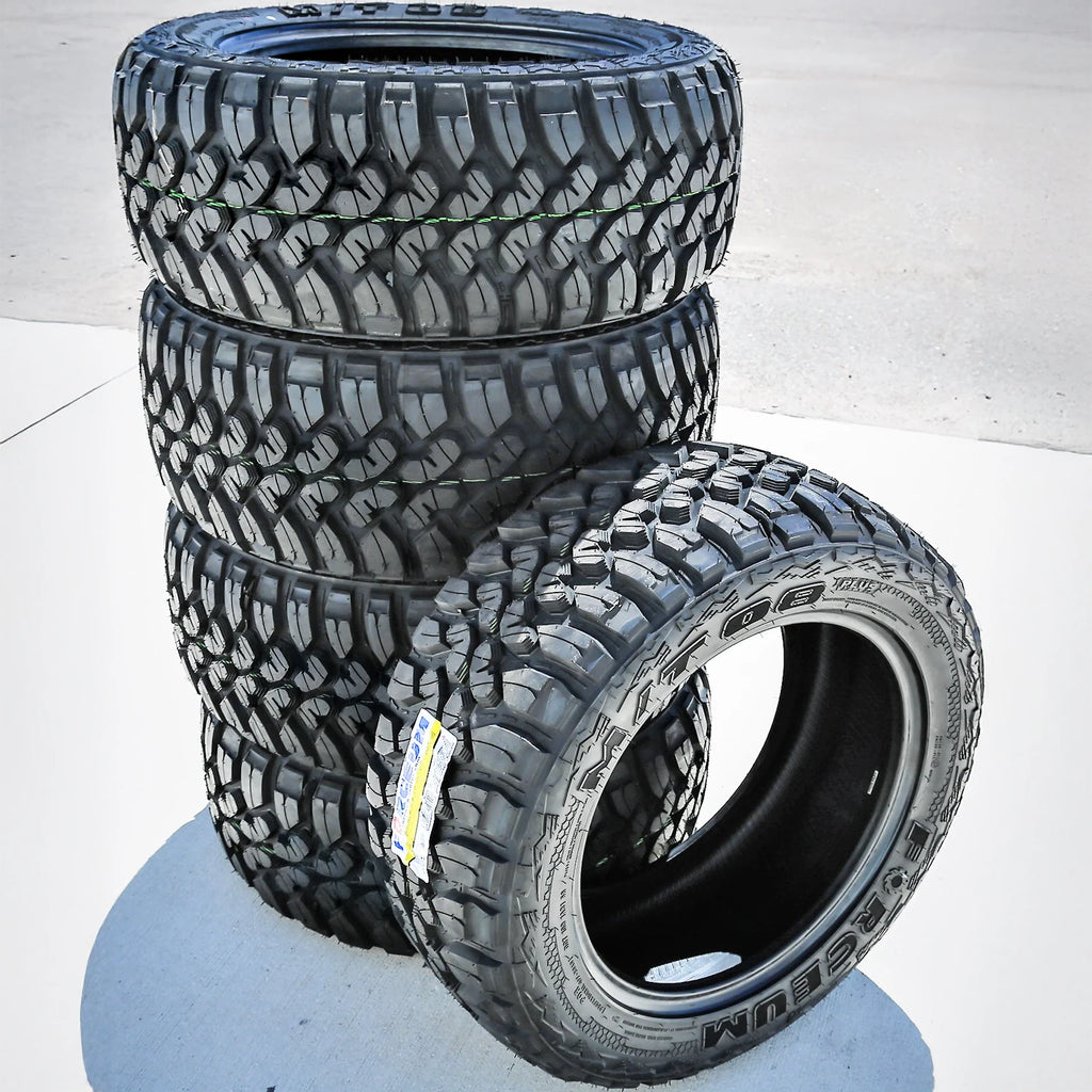 5 Tires Forceum M/T 08 Plus LT 35X12.50R20 Load E 10 Ply MT Mud