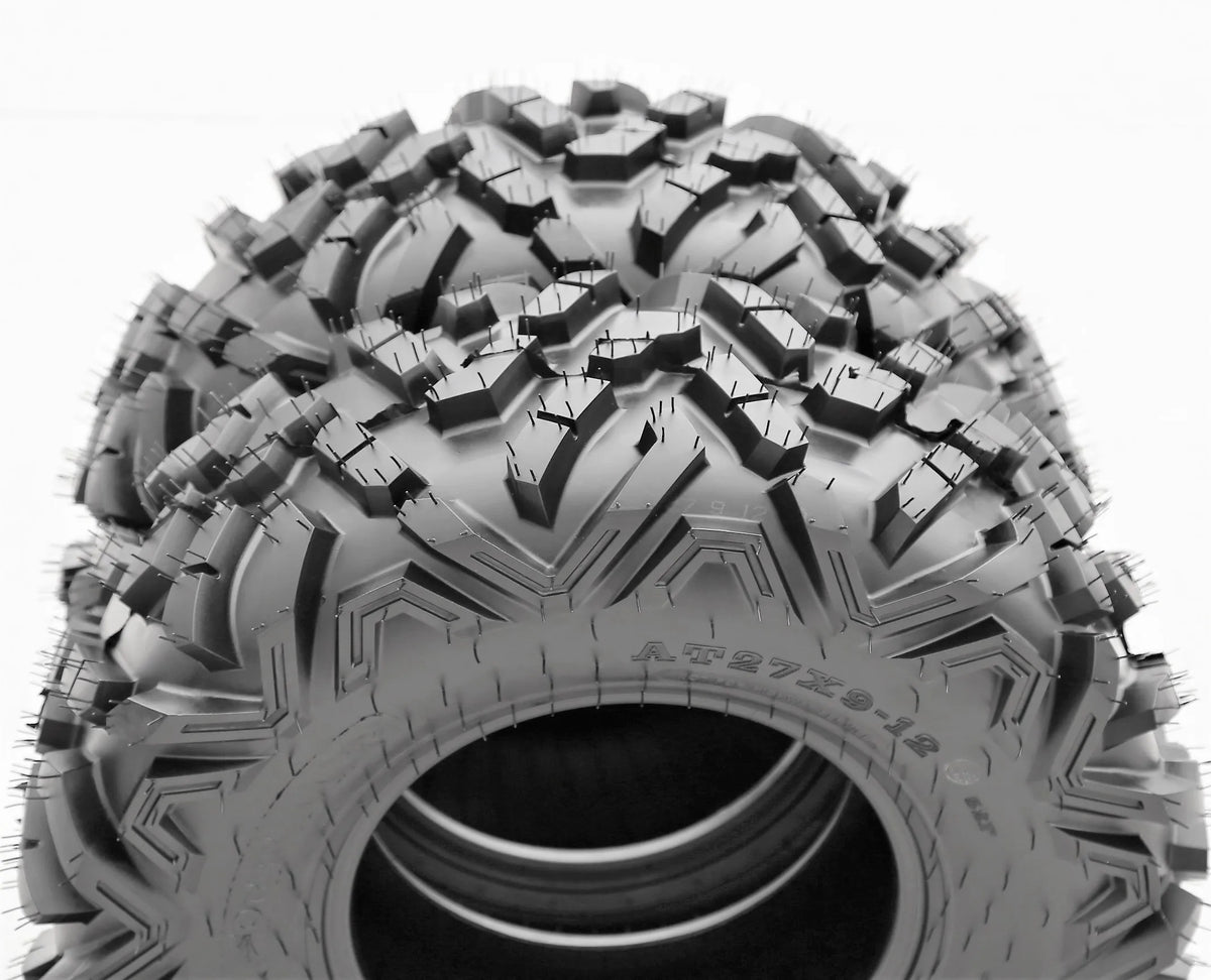2 Forerunner Atlas 27x9.00-12 27x9-12 52F 6 Ply A/T All Terrain ATV UTV Tires